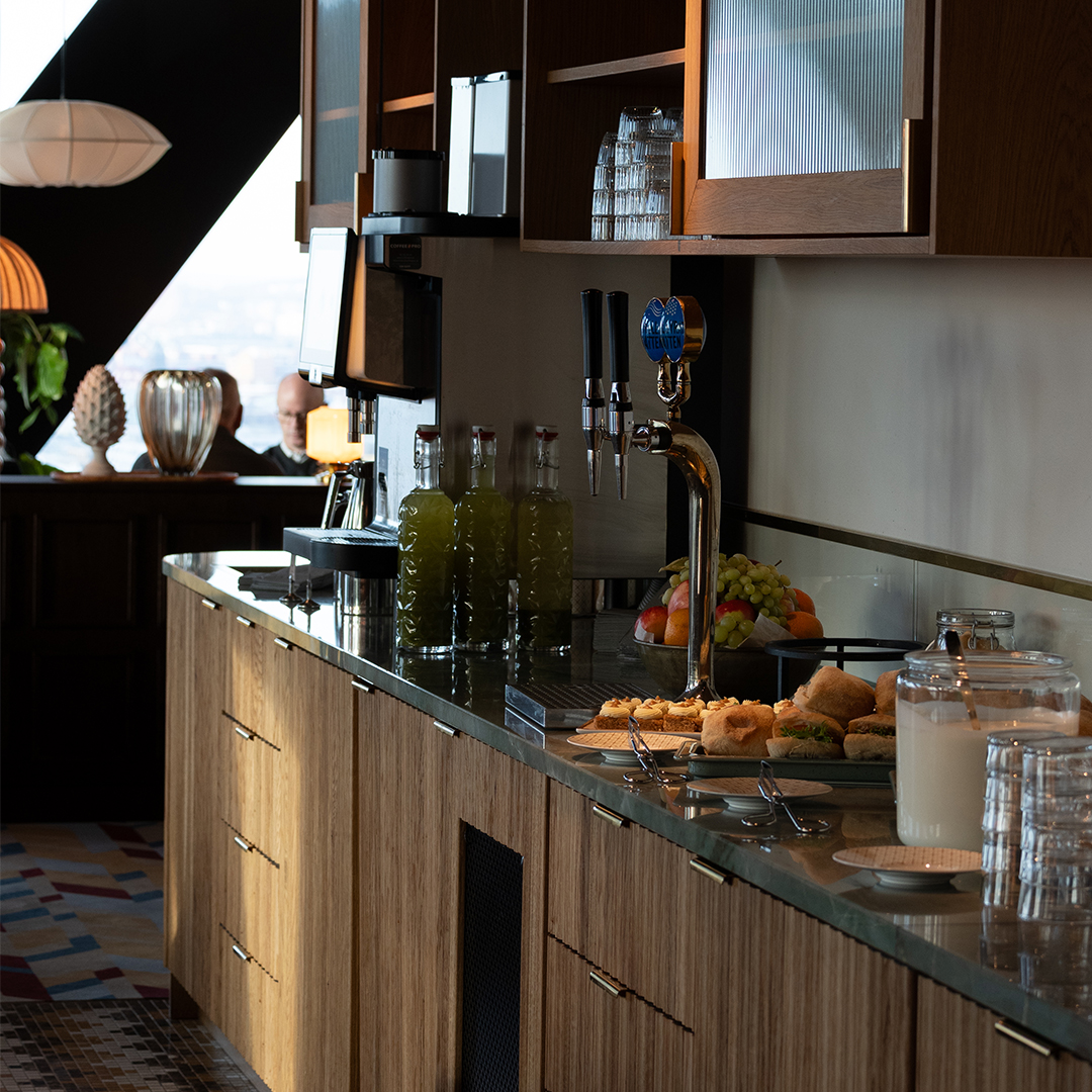 Bilde konferansemiljø mat og drikke